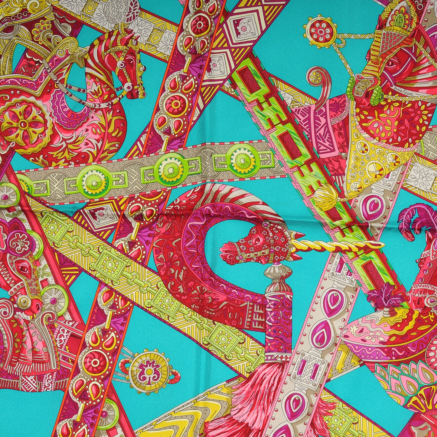 Silk Le Songe De La Licorne Scarf 90