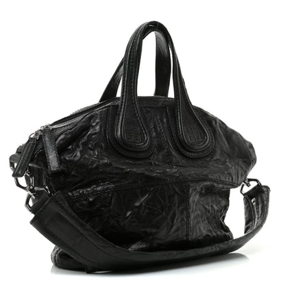 Givenchy Wrinkled Lambskin Small Nightingale Black 2 of 10