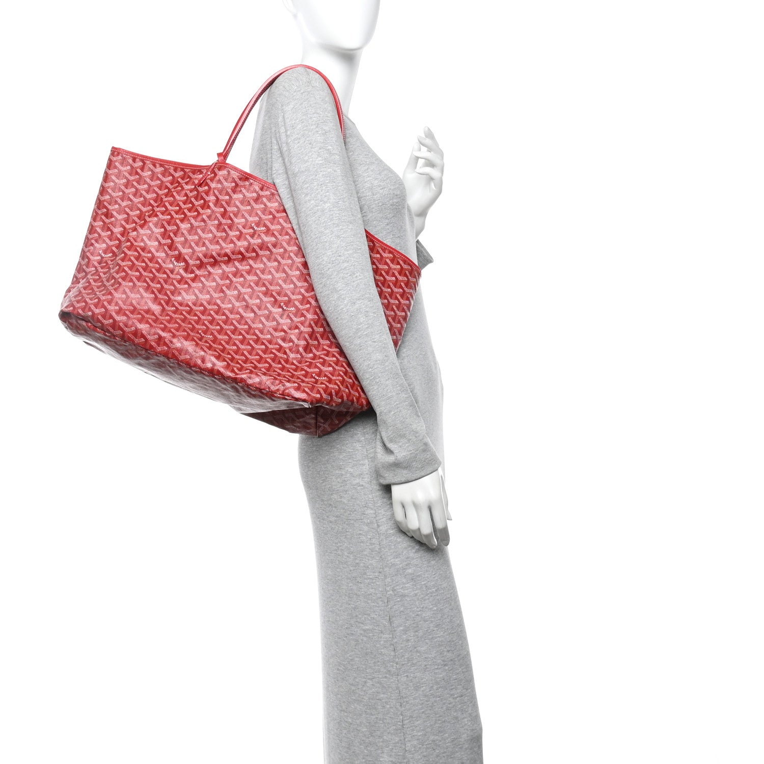 Goyard Goyardine Saint Louis GM Red 2 of 12