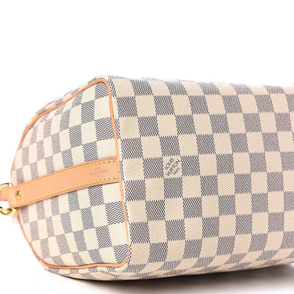 Louis Vuitton Damier Azur Speedy Bandouliere 25 8 of 10
