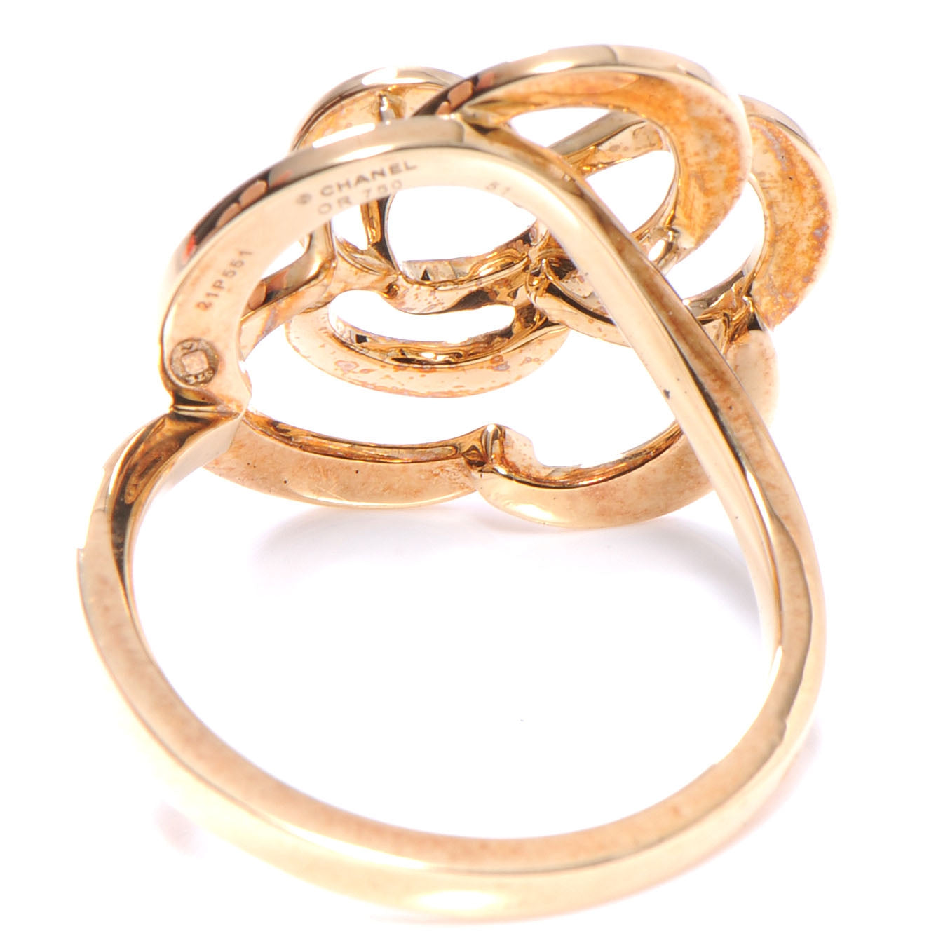 18K Gold Profil de Camelia Ring 6
