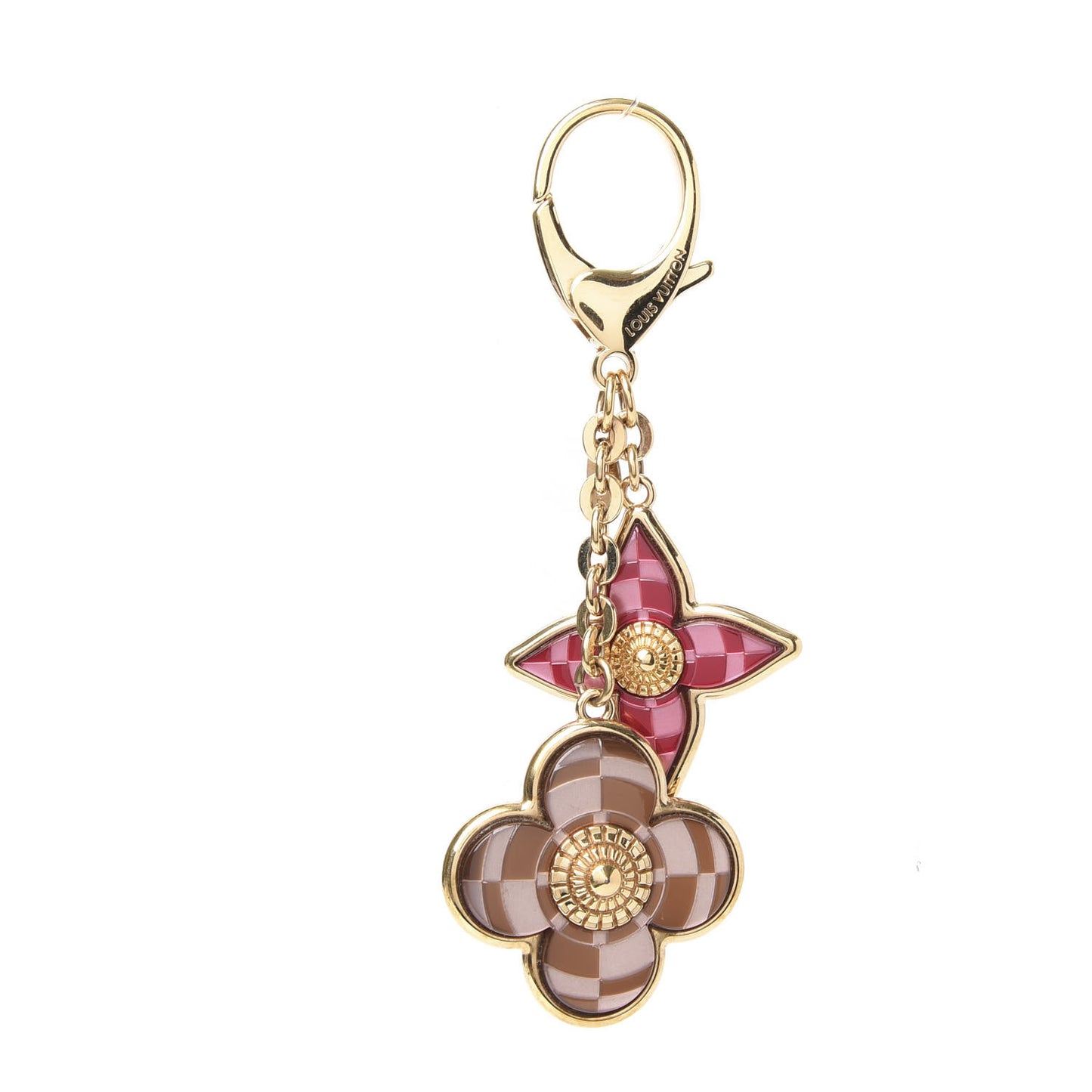 Metal Resin Mosaique Bag Charm Rouge Fauviste