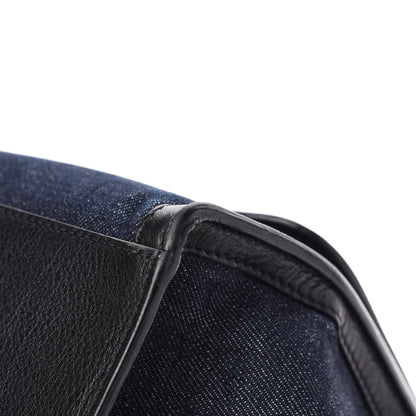Celine Smooth Calfskin Denim Medium Trapeze Blue 11 of 16