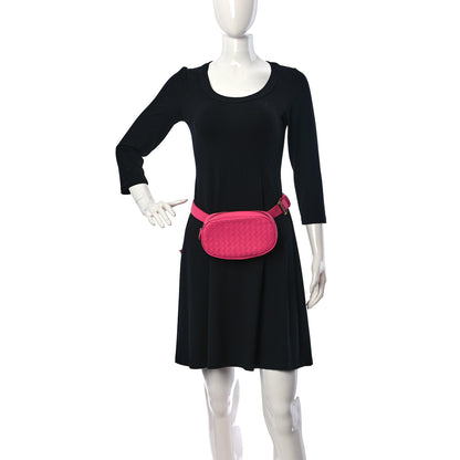 Bottega Veneta Nappa Intrecciato Belt Bag Pink 2 of 16