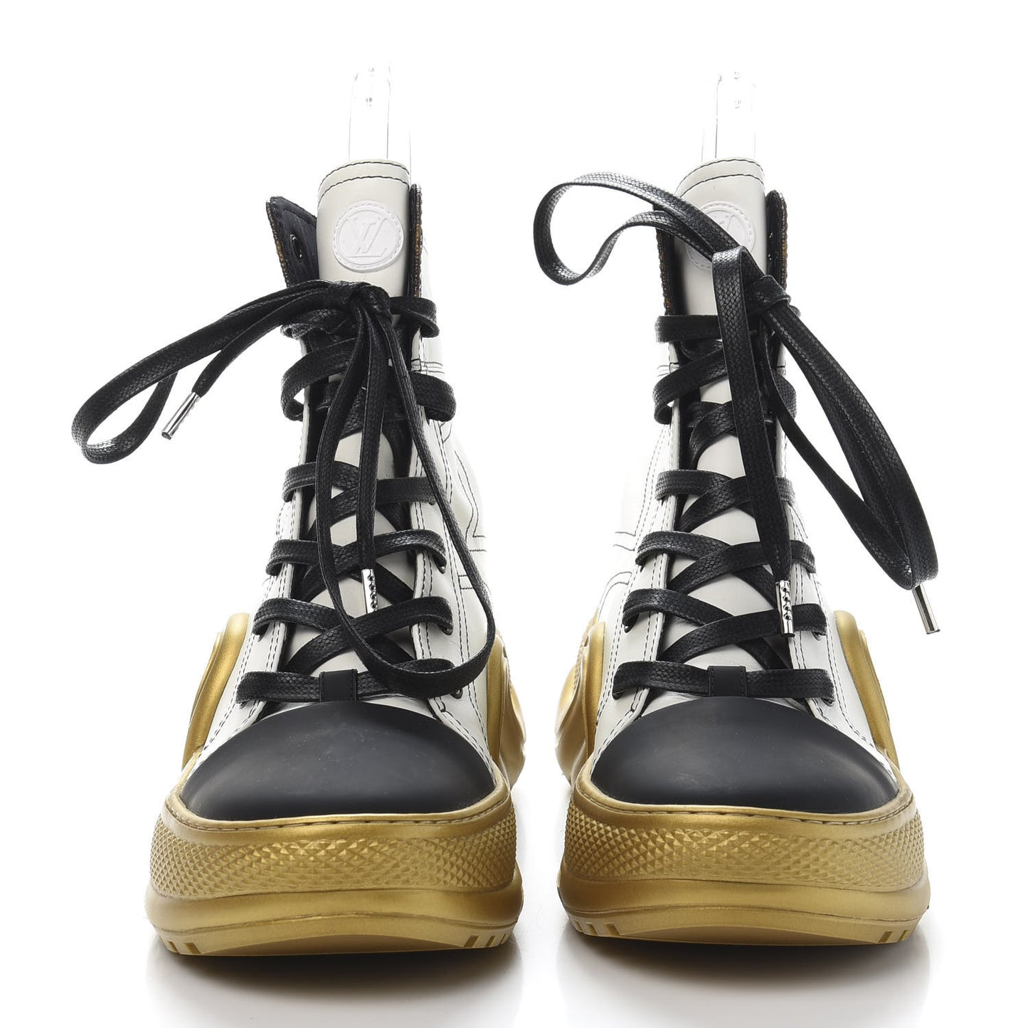 Calfskin LV Archlight Sneaker Boots 37.5 White