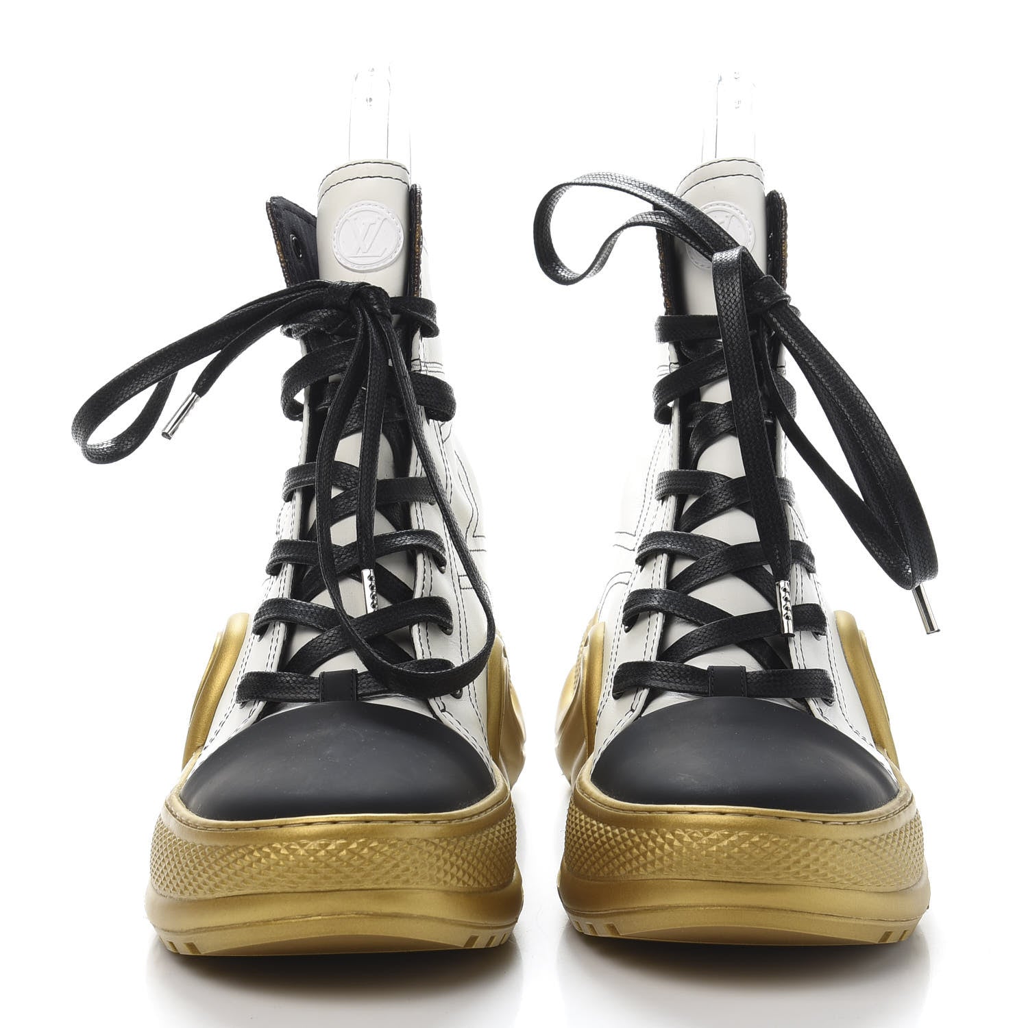 Louis Vuitton Calfskin LV Archlight Sneaker Boots 37.5 White 2 of 9