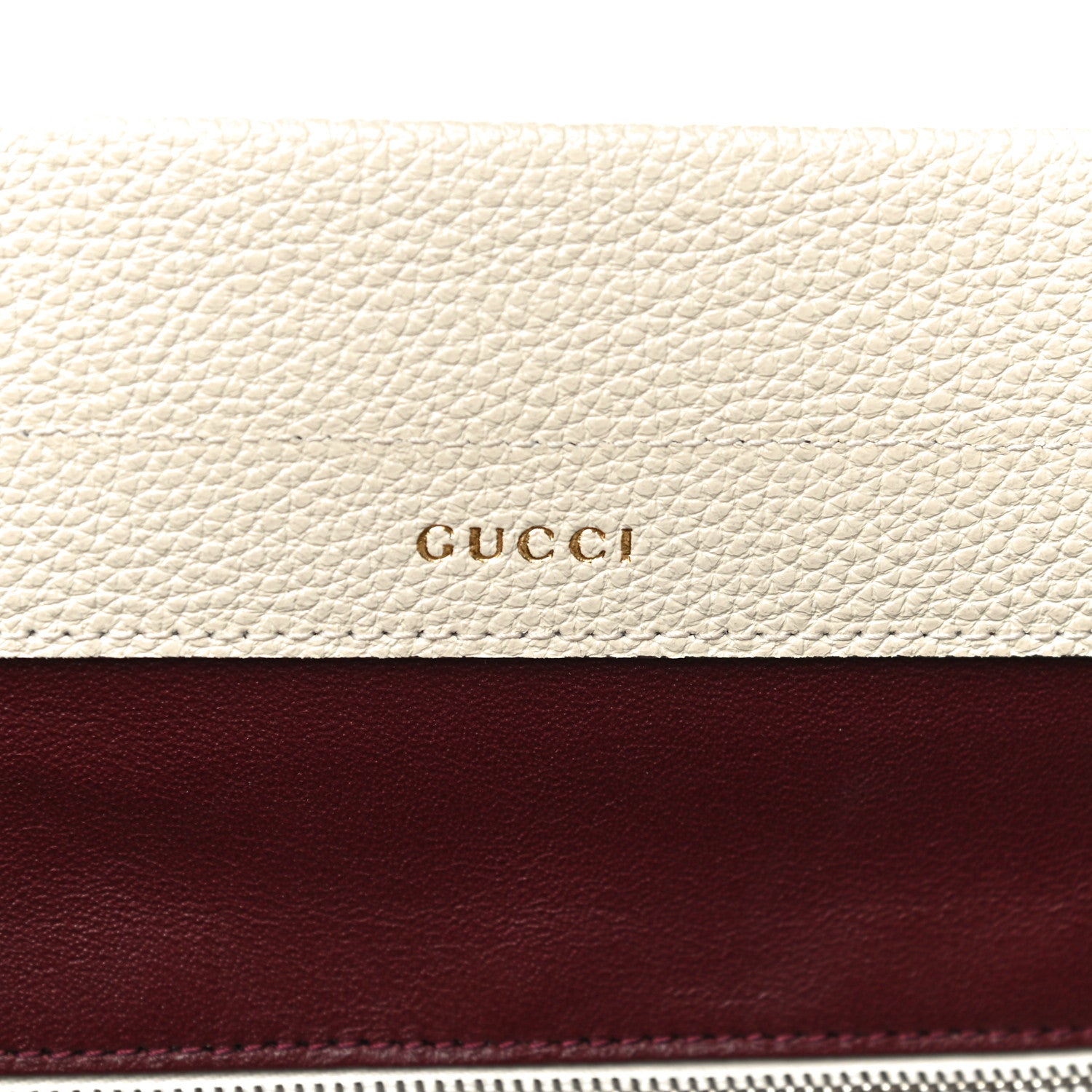 Gucci Grainy Calfskin Medium Zumi Top Handle Bag Mystic White 6 of 11