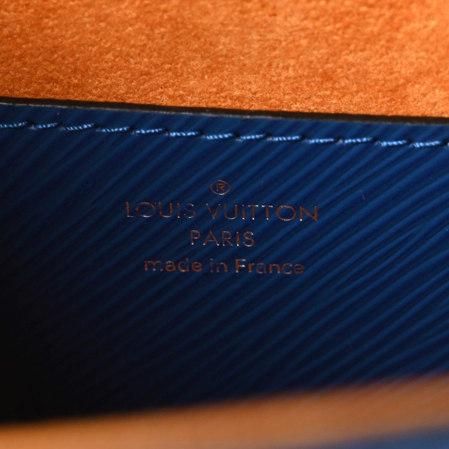 Louis Vuitton Epi Twist Braided Strap Shoulder Bag MM Bleu Roi 6 of 9