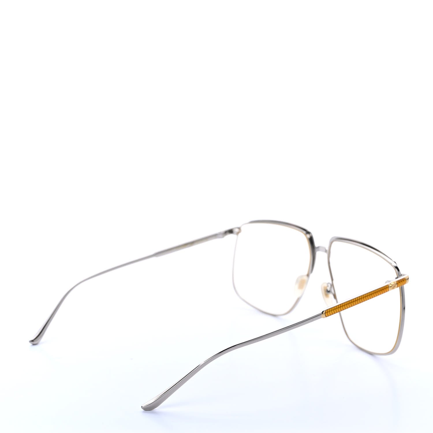 Gucci Metal Aviator Sunglasses GG0365S Silver Gold 4 of 8