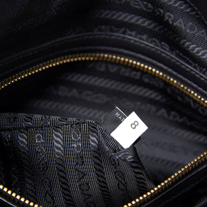 Prada Soft Calfskin Hobo Black 8 of 10