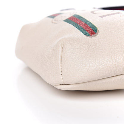 Gucci Grained Calfskin Small Logo Belt Bag White 10 of 11