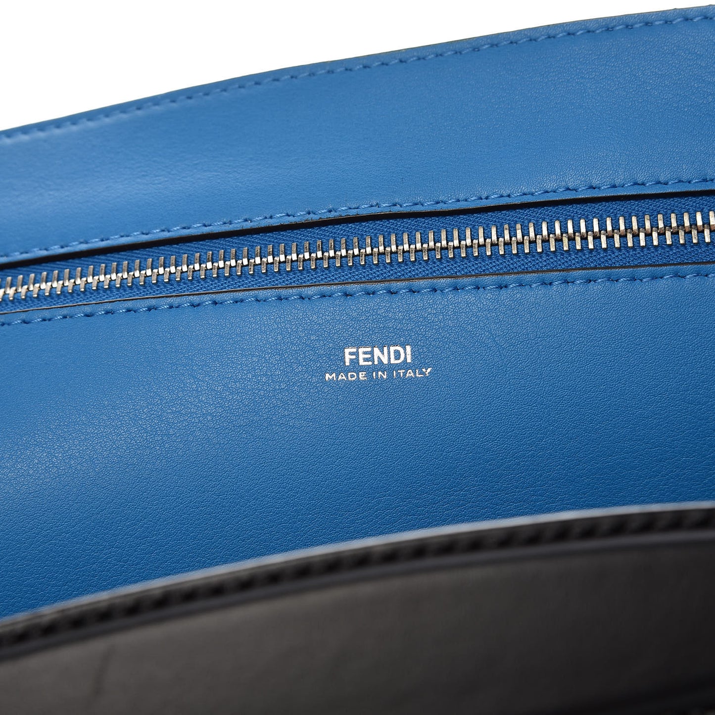 Vitello Baltico Dolce DotCom Satchel Black Blue Royal