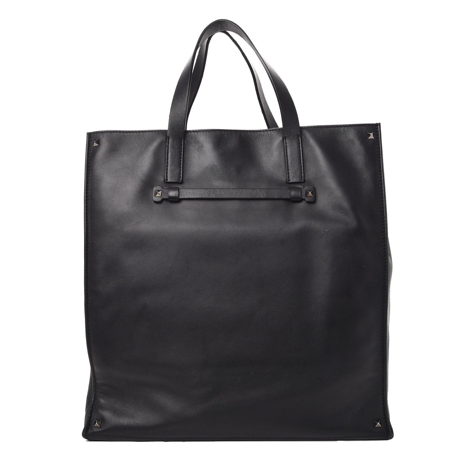 Valentino Garavani Nappa Rockstud Vertical Tote Black 1 of 17