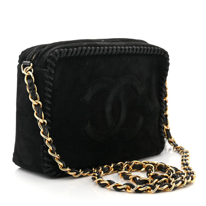 Chanel Suede CC Tassel Camera Case Black 3 of 11