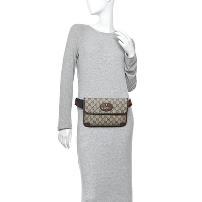Gucci GG Supreme Monogram Neo Vintage Web Belt Bag Brown 2 of 10