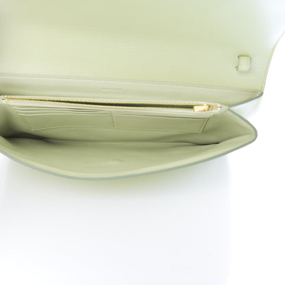 Celine Calfskin Folded Clutch With Strap Jade 5 of 12