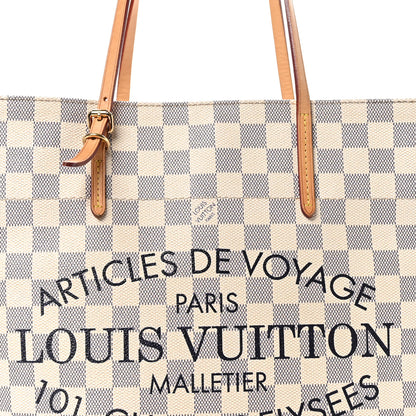 Louis Vuitton Damier Azur Cabas Adventure MM 7 of 9