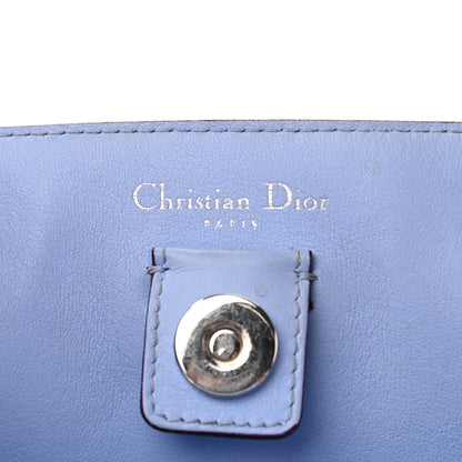 Christian Dior Smooth Calfskin Medium Diorissimo Tote Orange Light Blue 7 of 16