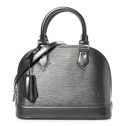 Louis Vuitton Epi Alma BB Anthracite Nacre 1 of 12