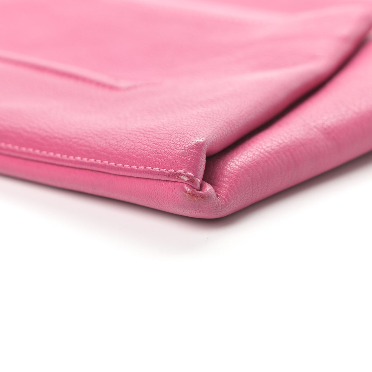 Sugar Goatskin Medium Antigona Envelope Clutch Pink