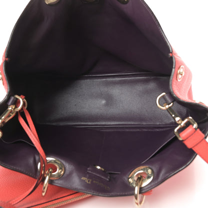Christian Dior Bullcalf Large Diorissimo Tote True Red 6 of 16