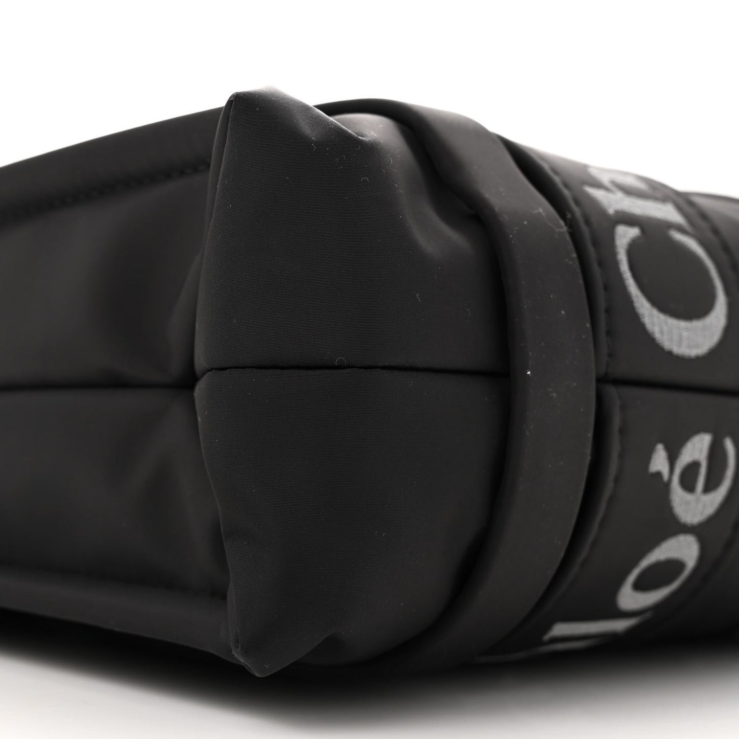 Nylon Small Woody Tote Black