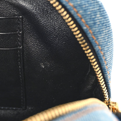 Saint Laurent Denim Matelasse Monogram Mini Lou Camera Bag California Blue 7 of 9