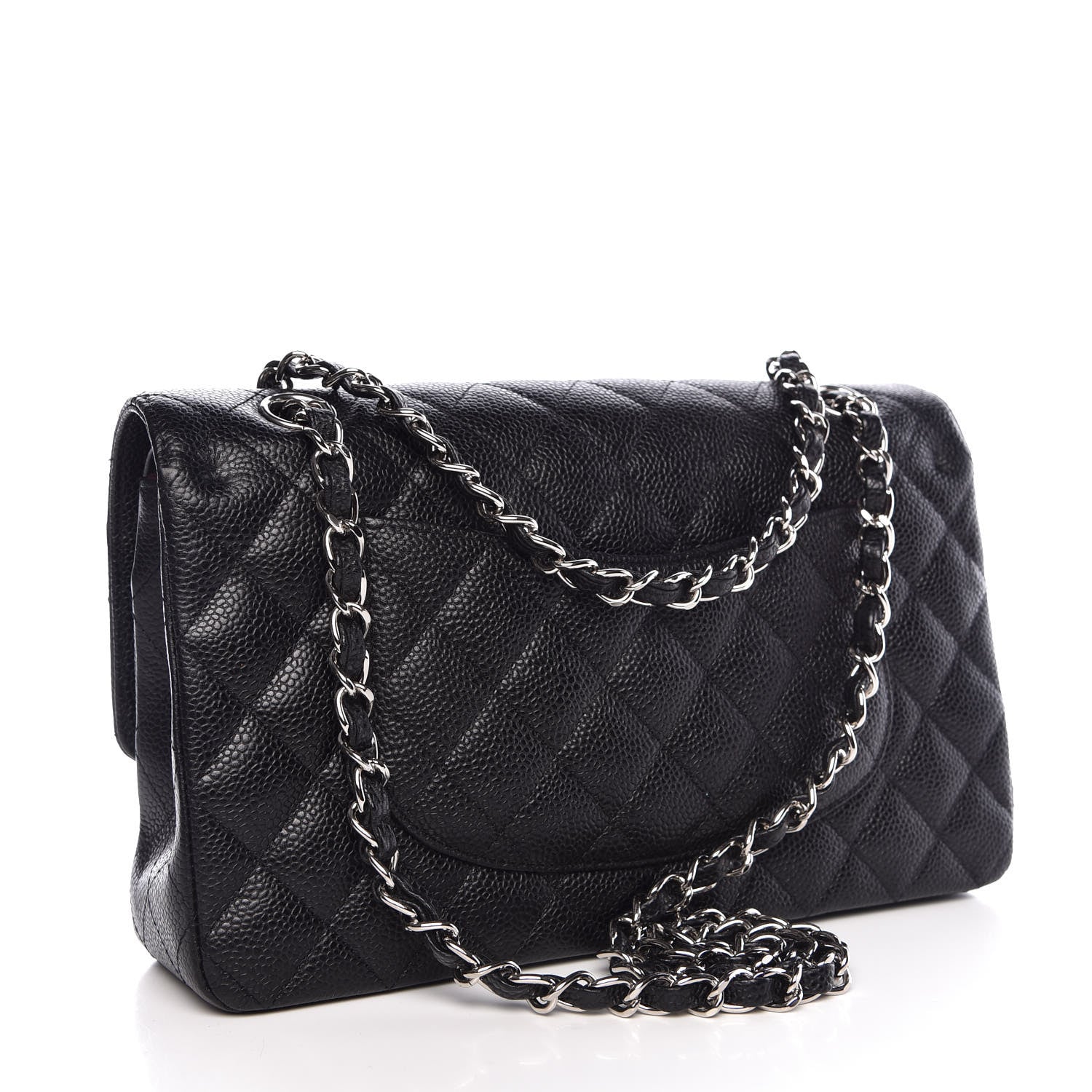 Chanel Caviar Quilted Medium Double Flap Black 3 of 7