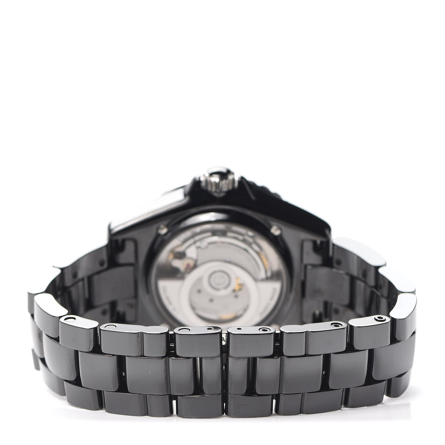 Chanel Stainless Steel Ceramic 38mm J12 Automatic Watch Black 3 of 6