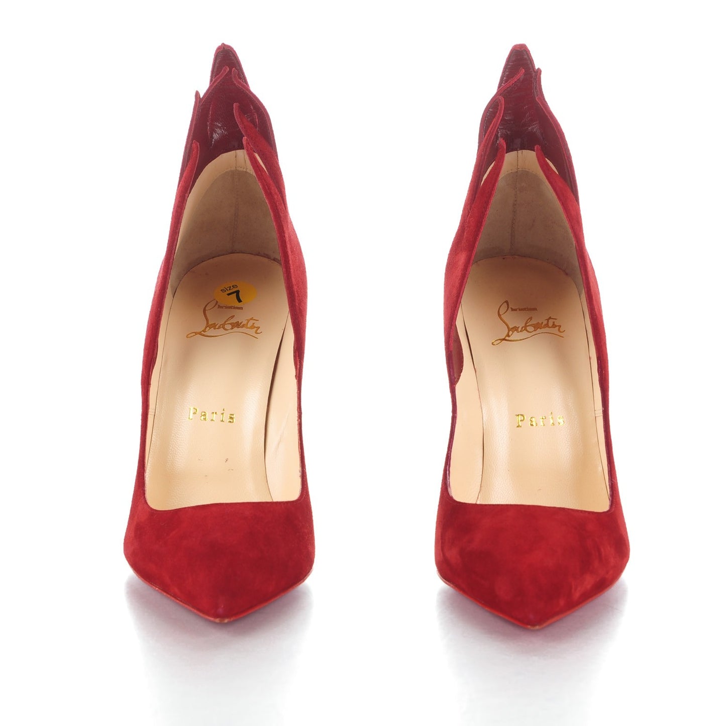 Suede Victorina 100 Pumps 37 Carmin