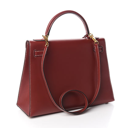 Hermes Chamonix Kelly Sellier 32 Rouge H 2 of 11