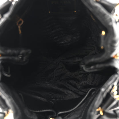 Prada Nappa Gaufre Tote Black 4 of 11