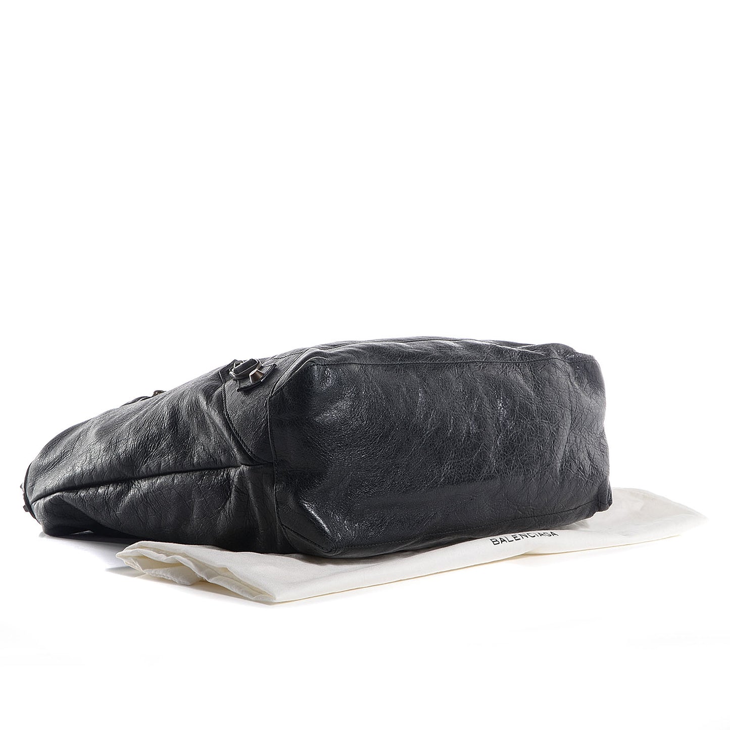 Agneau Classic Hardware Day Hobo Black