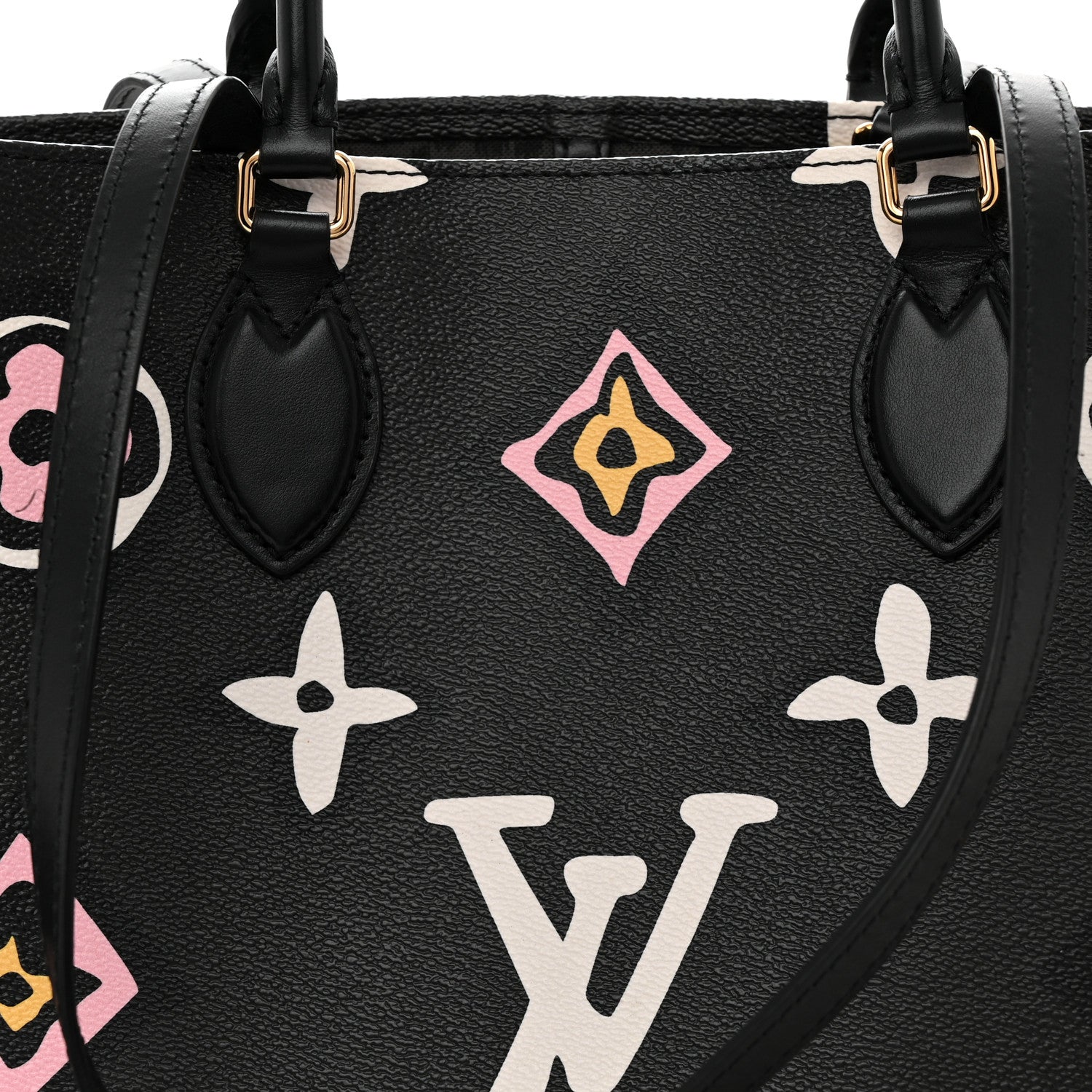 Louis Vuitton Monogram Giant Wild At Heart Onthego GM Black 7 of 13