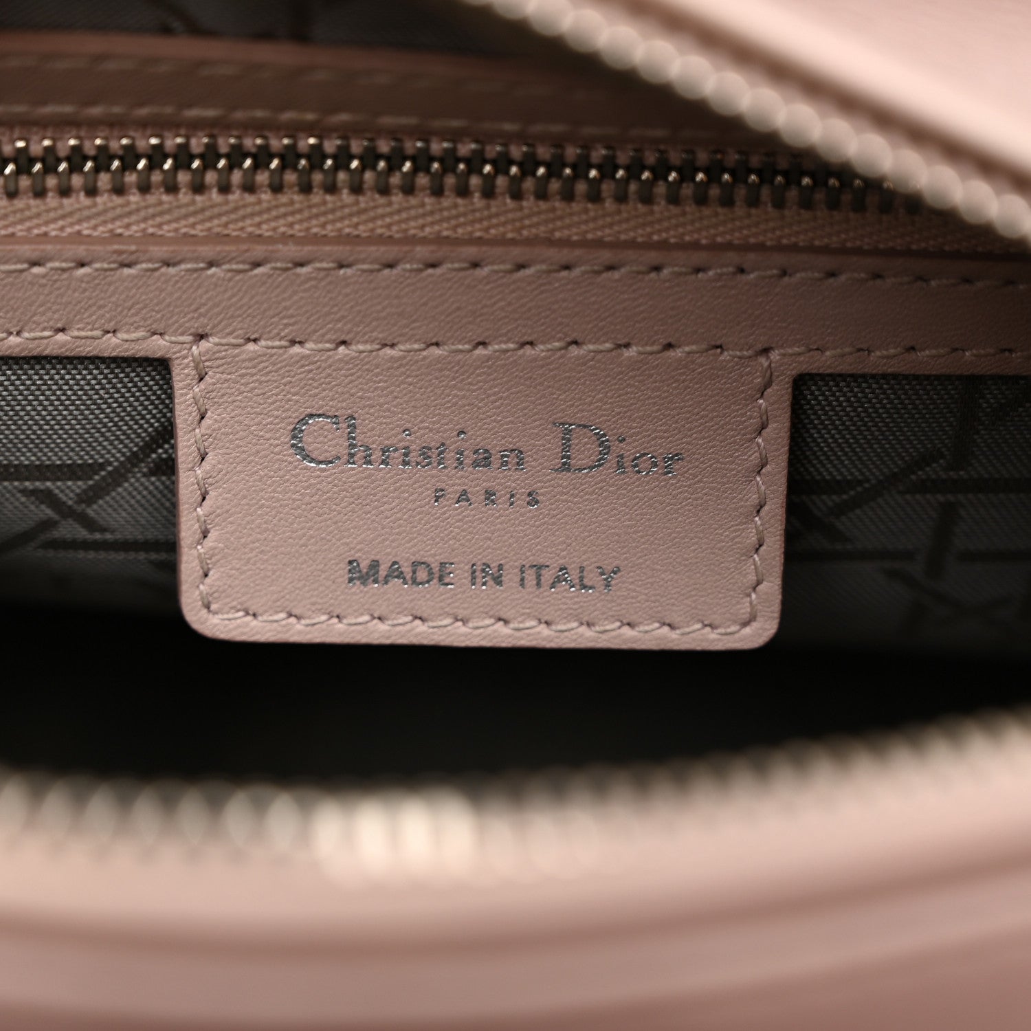 Christian Dior Lambskin Cannage Medium Lady Dior Light Pink 6 of 10
