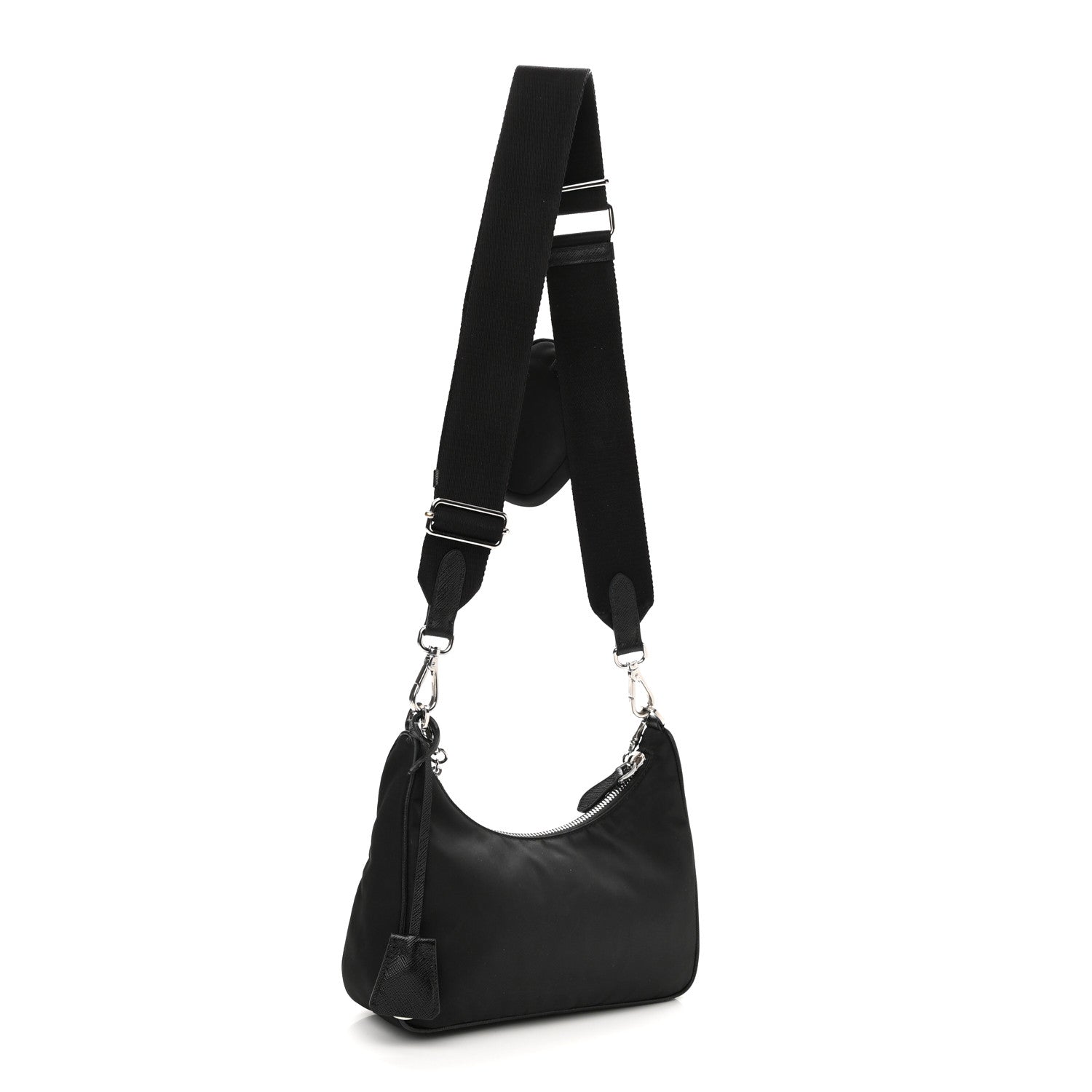 Prada Nylon Re-Edition 2005 Shoulder Bag Black 3 of 14