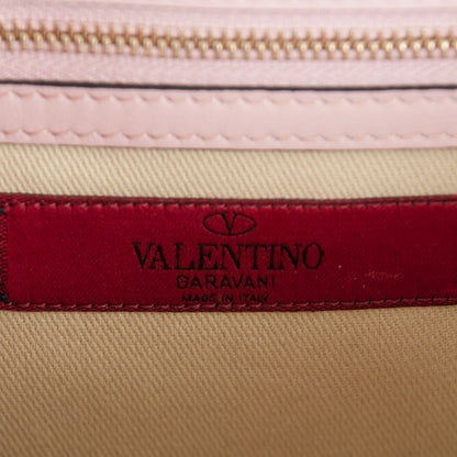 Valentino Garavani Vitello Small Glam Lock Rockstud Flap Water Rose 6 of 7