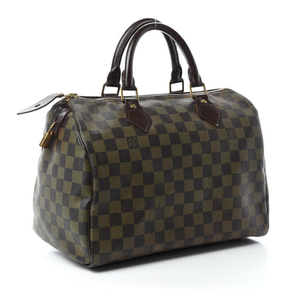 Louis Vuitton Damier Ebene Speedy 30 3 of 17