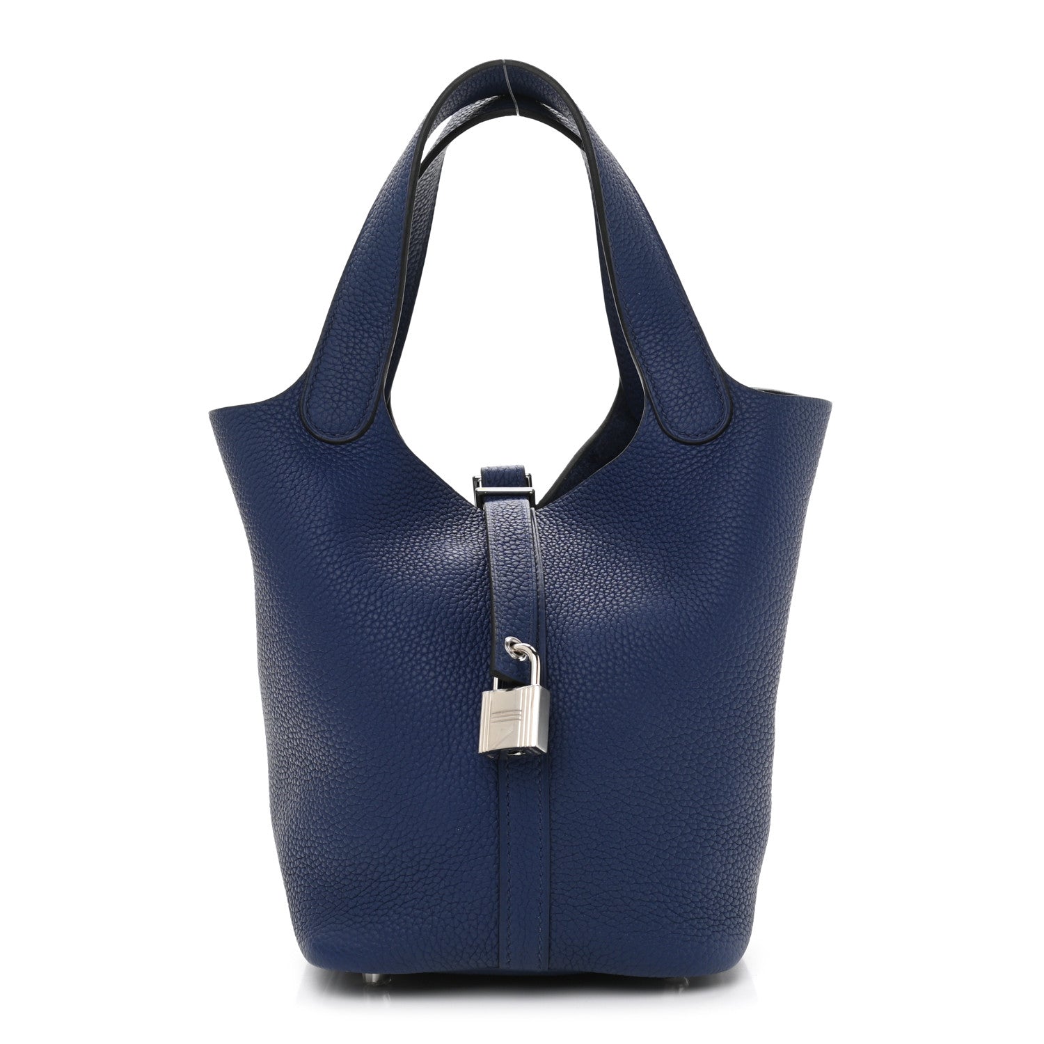 Hermes Taurillon Clemence Picotin Lock 18 PM Bleu Saphir 1 of 10