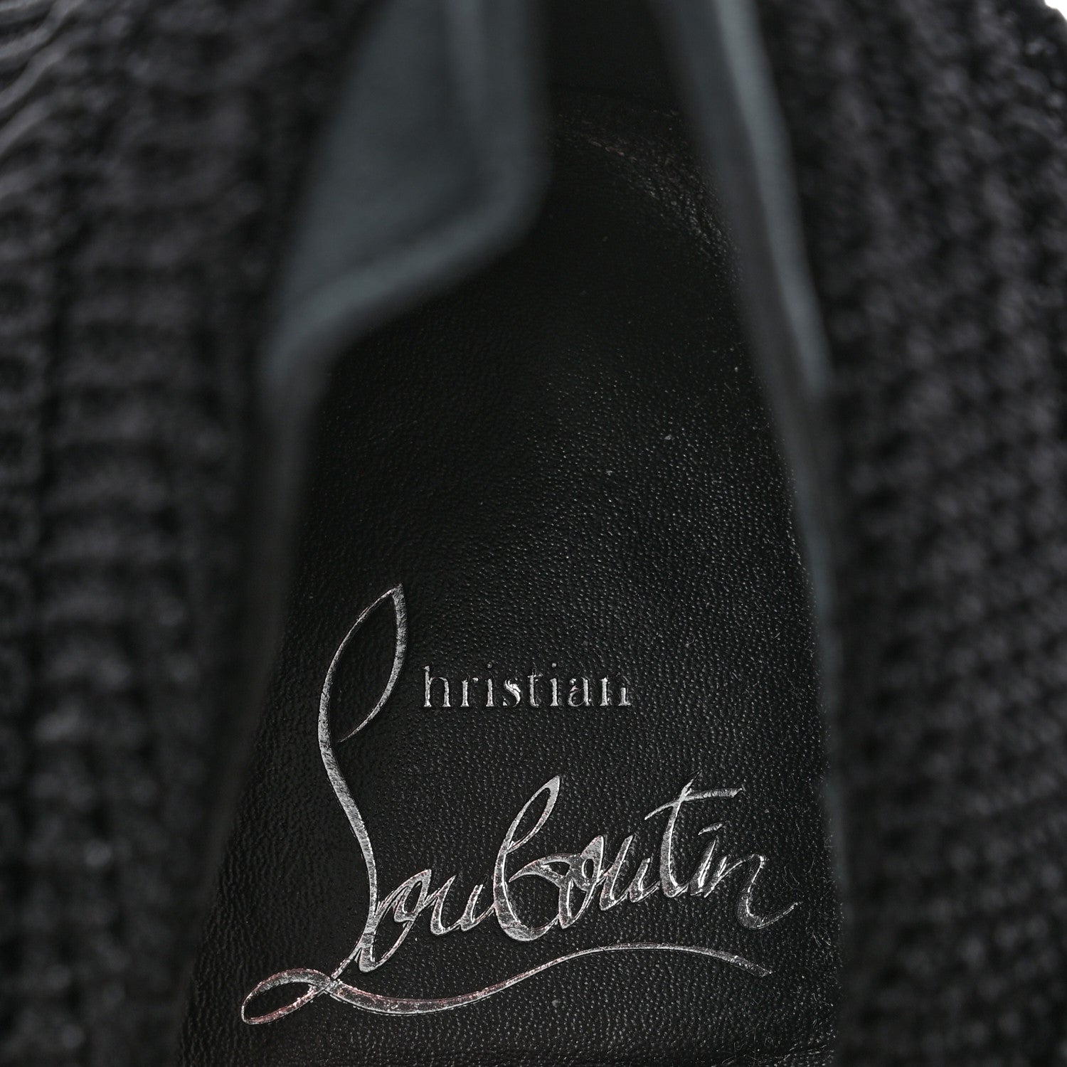 Christian Louboutin Nappa Knit Beyonstage 70 Ankle Boots 40 Black 6 of 8