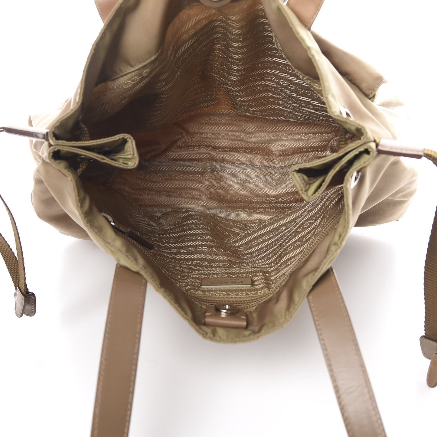 Nylon Vela Tote Cammello