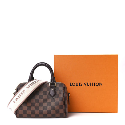 Louis Vuitton Damier Ebene Speedy Bandouliere 20 10 of 10