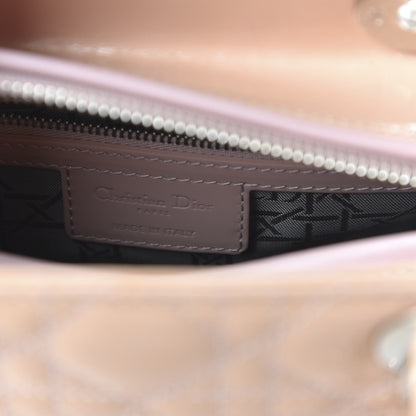 Christian Dior Patent Cannage Medium Lady Dior Rose Clair 8 of 9