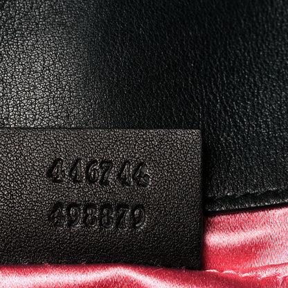 Gucci Velvet Matelasse Mini GG Marmont Shoulder Bag Black 7 of 12