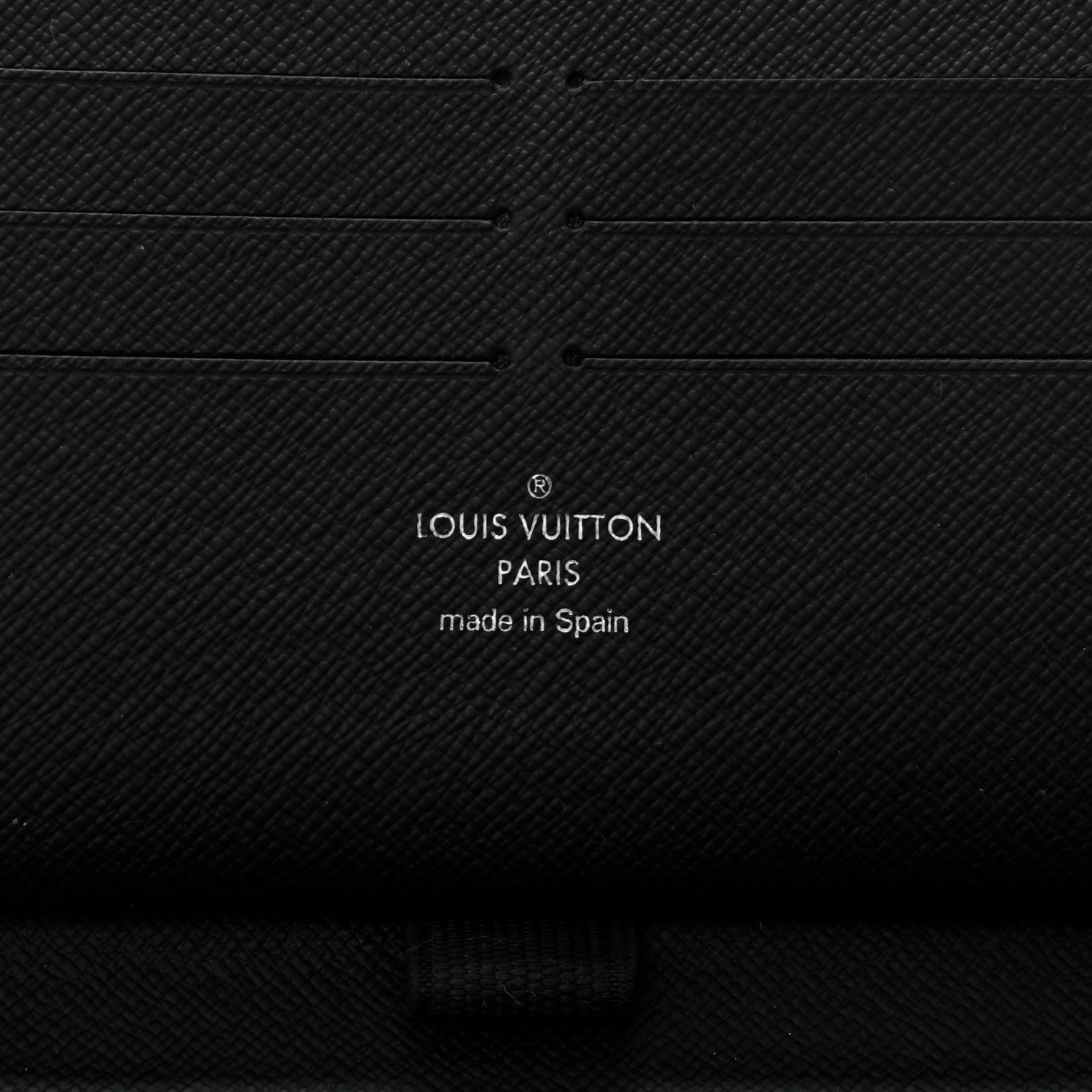 Louis Vuitton Epi Zippy Organizer Wallet Black 6 of 10