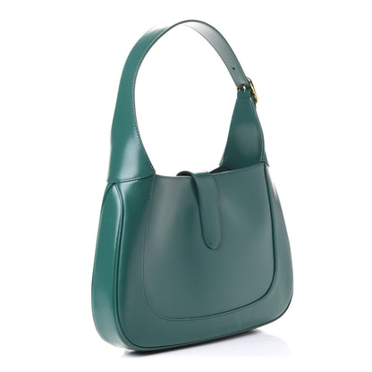 Gucci Boarded Dyana Lux Calfskin Small Jackie 1961 Hobo Emerald 2 of 11