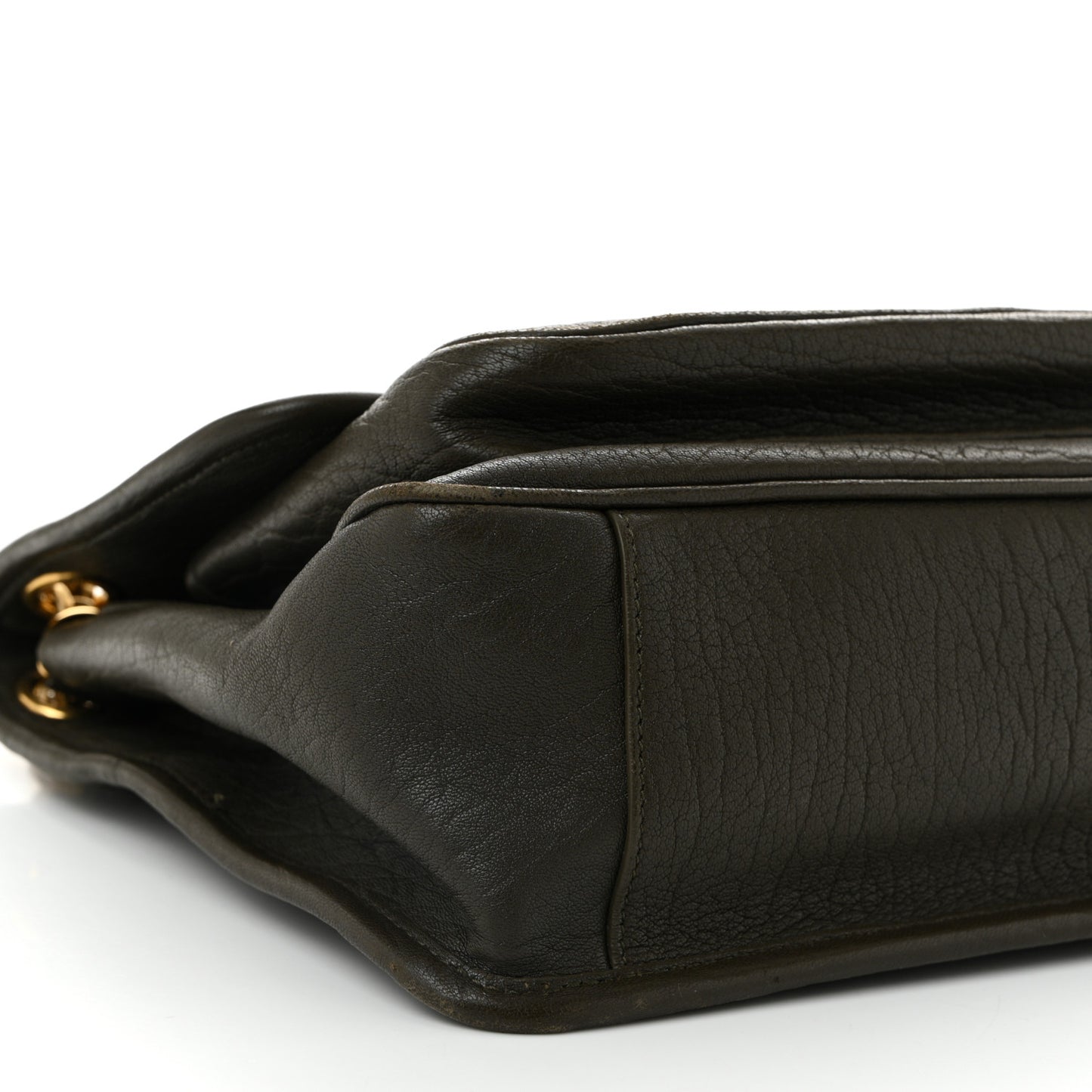Grained Lambskin Monogram Medium Niki Chain Satchel Light Musk