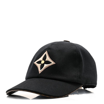 Louis Vuitton Monogram Cotton Jacquard Embroidered LV Day Cap M Black 1 of 11