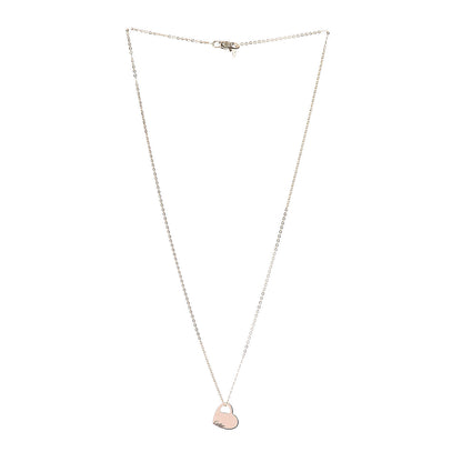 Cartier 18K Yellow Pink Gold Heart Pendant Necklace 3 of 5