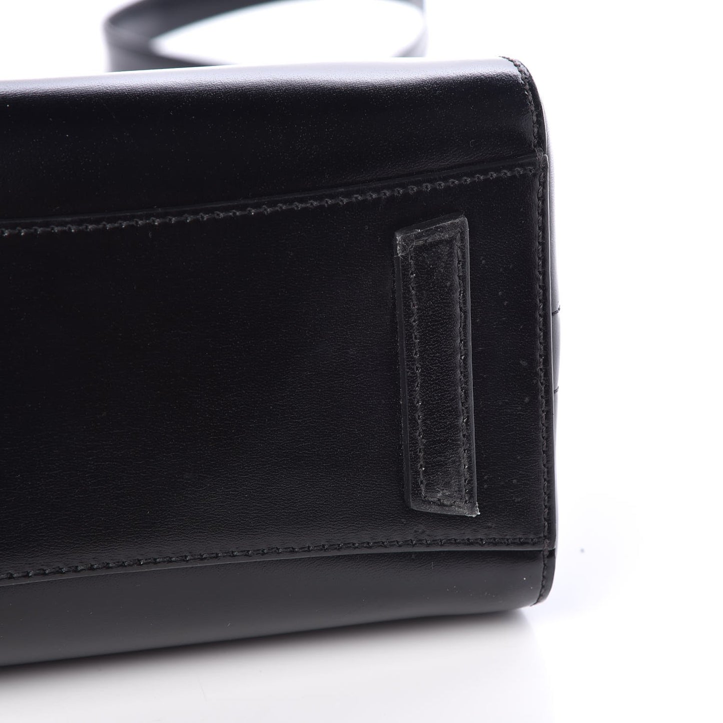 Shiny Lord Calfskin Mini Antigona Black